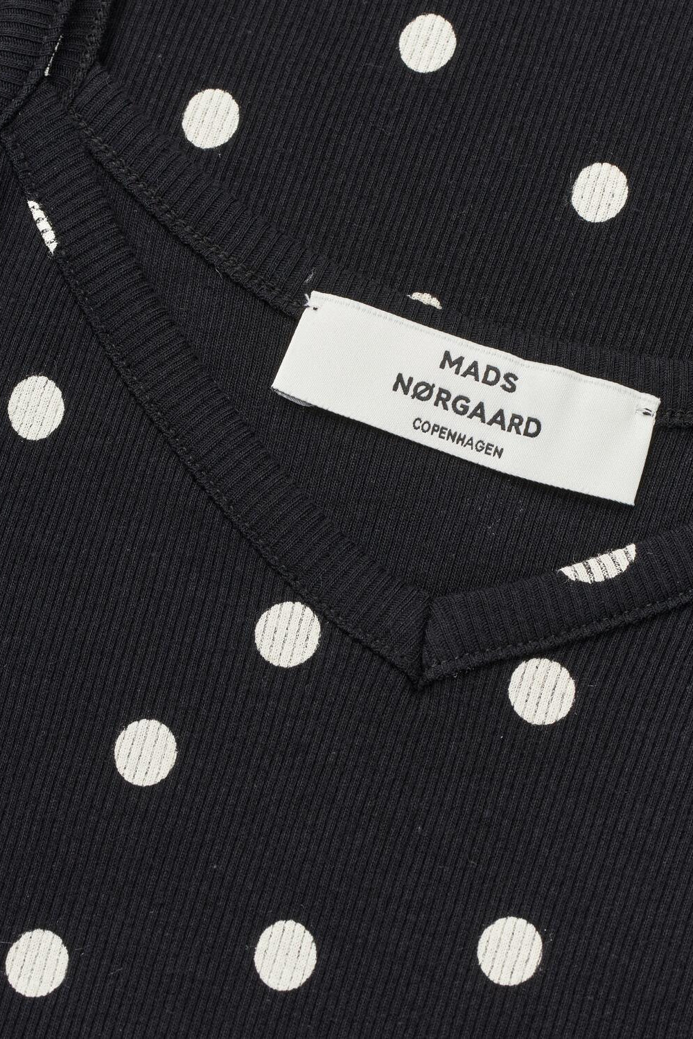 2X2 Cotton Delkissa kjole - Dot Aop Black
